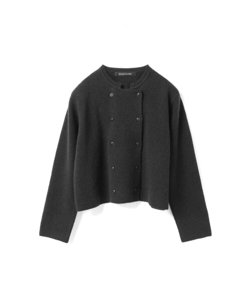 ミズイロインド　ダブルブレストカーディガン mizuiroind（ミズイロインド） カーディガン ダブルブレスト