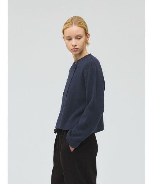 mizuiroind（ミズイロインド） カーディガン ダブルブレスト