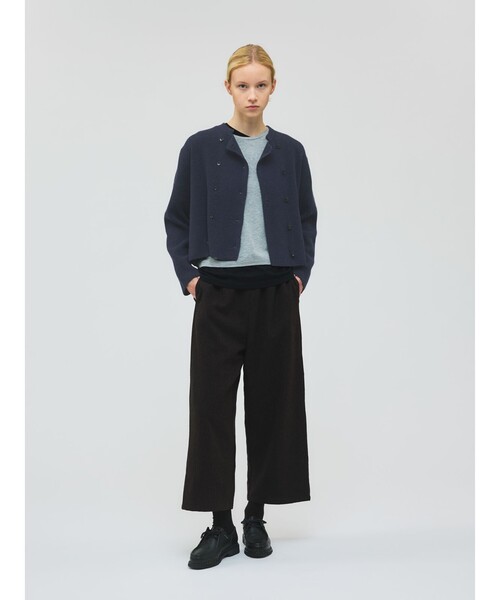 mizuiroind（ミズイロインド） カーディガン ダブルブレスト