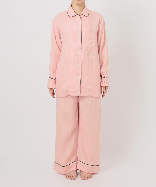 新品タグ付き ウチノ マシュマロガーゼ プレミアム パジャマ M ピンク EMILY WEEK（エミリーウィーク） パジャマ ルームウェア 「UCHINO