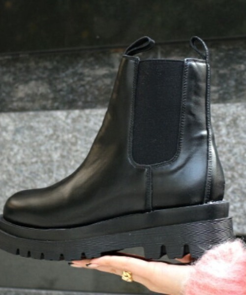 A.I ブーツ 盛れるサイドゴアショートブーツ レディース : ZOZOTOWN