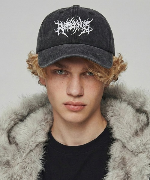 VIBGYOR キャップ 帽子 「IZU」 ヴィンテージウォッシュ ロゴキャップ