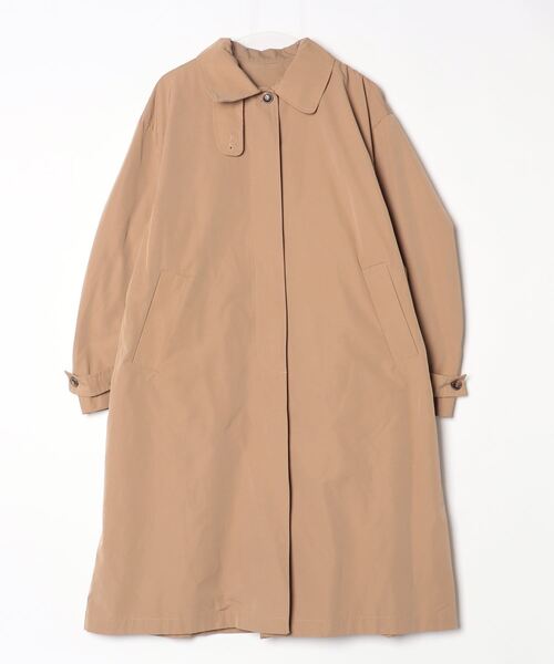 [ANGIE] пальто с отложным воротником M бежевый женский 