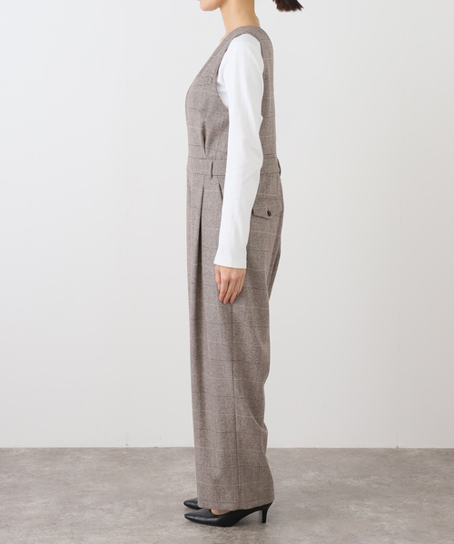 IENA（イエナ） サロペット オーバーオール ソフトチェック サロペット