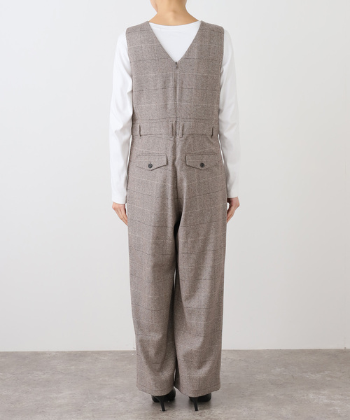 IENA（イエナ） サロペット オーバーオール ソフトチェック サロペット