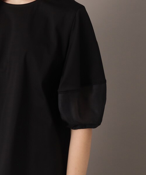 「DRESSTERIOR」 7分袖カットソー 36 オリーブ レディース_画像9