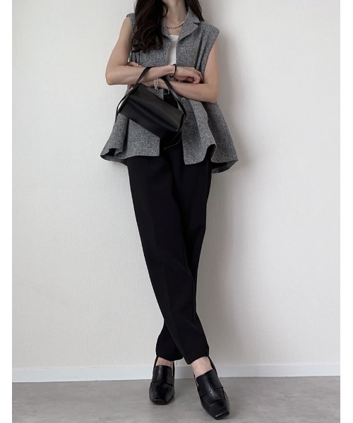 「Re:EDIT」 パンツ X-LARGE ベージュ系その他 レディース_画像4