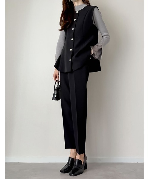 「Re:EDIT」 パンツ X-LARGE ベージュ系その他 レディース_画像7