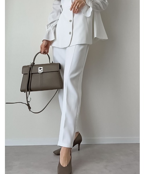 「Re:EDIT」 パンツ X-LARGE ベージュ系その他 レディース_画像8