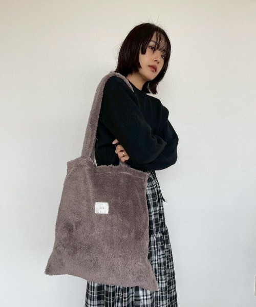 AMAIL（アマイル） ショルダーバッグ バッグ Fuzzy Tote Bag