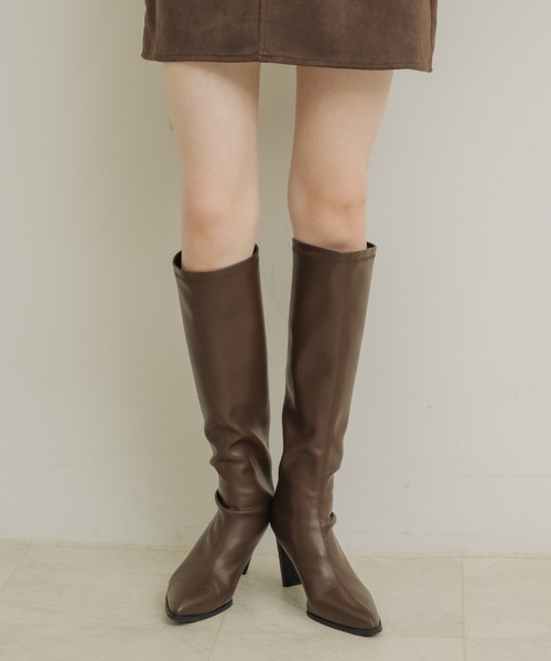 NEUNA（ヌナ） ブーツ ポインテッドトゥロングブーツ レディース