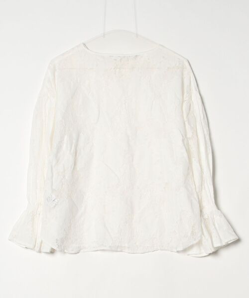 「Re:EDIT」 長袖ブラウス M ホワイト レディース_画像2