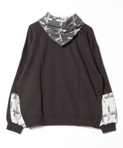 「sneeuw」 プルオーバーパーカー 1 チャコールグレー レディース_画像2