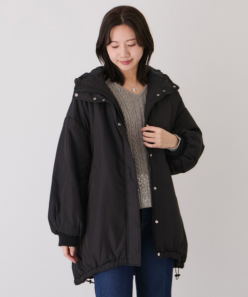 新品＊ボーイズルーム　モンスターコート　中綿　キルティング　オーバーサイズ　黒 新品＊ボーイズルーム モンスターコート 中綿 キルティング オーバー