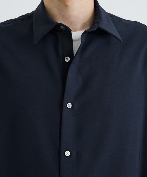 「CITY」 長袖シャツ 2 ライトブルーグレー メンズ_画像3