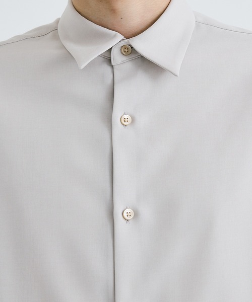 「CITY」 長袖シャツ 2 ライトブルーグレー メンズ_画像9