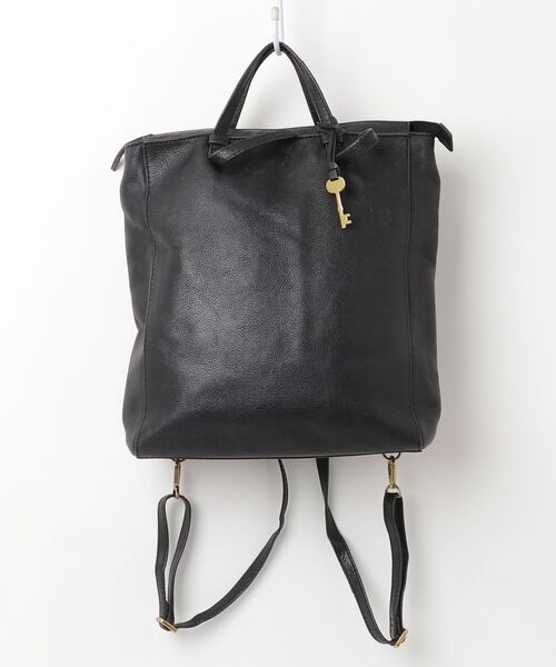 FOSSIL（フォッシル） リュック - ブラック レディース : ZOZOTOWN