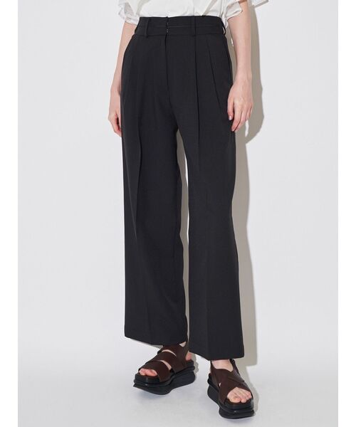 ELENDEEK（エレンディーク） パンツ ラインベルトワイドパンツ