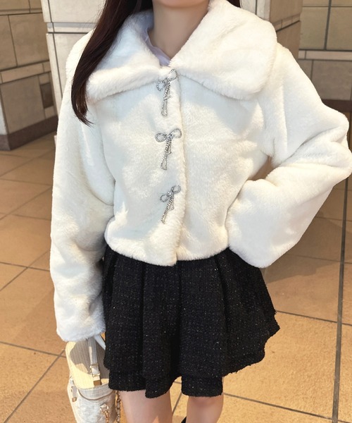 「apres jour」 ジャケット X-LARGE オフホワイト レディース_画像5