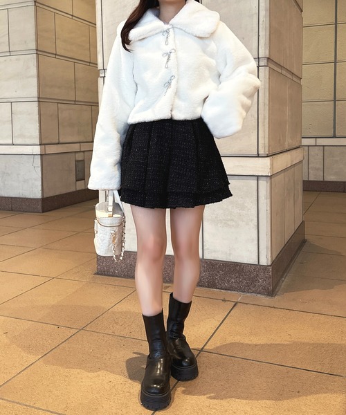 「apres jour」 ジャケット X-LARGE オフホワイト レディース_画像9