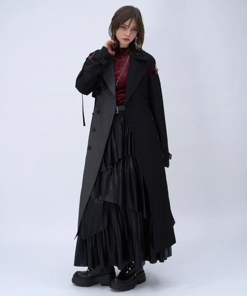 HARE フリルプリーツティアードスカート HARE｜フリルプリーツティアードスカート | Rakuten Fashion(楽天