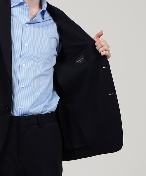 【新品】TOMORROWLAND　Ballsey テーラードジャケット ネイビー 美品 TOMORROWLAND ネイビー テーラードジャケット - メルカリ