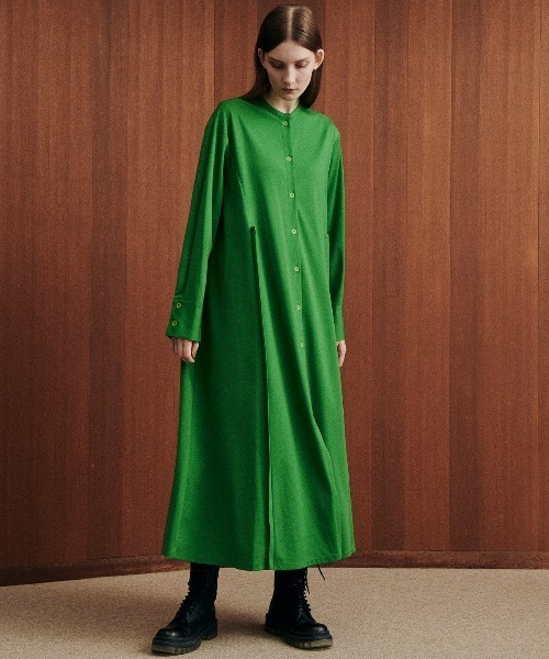 LE CIEL BLEU（ルシェルブルー） 長袖ワンピース 36 ベージュ