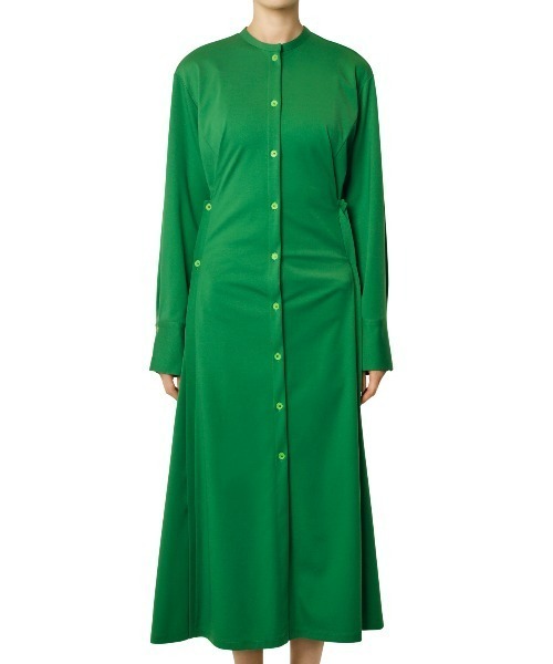 LE CIEL BLEU（ルシェルブルー） 長袖ワンピース 36 ベージュ