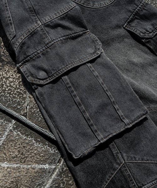 ANDER HUNK カーゴパンツ LARGE ブラック メンズ : ZOZOTOWN Yahoo!店