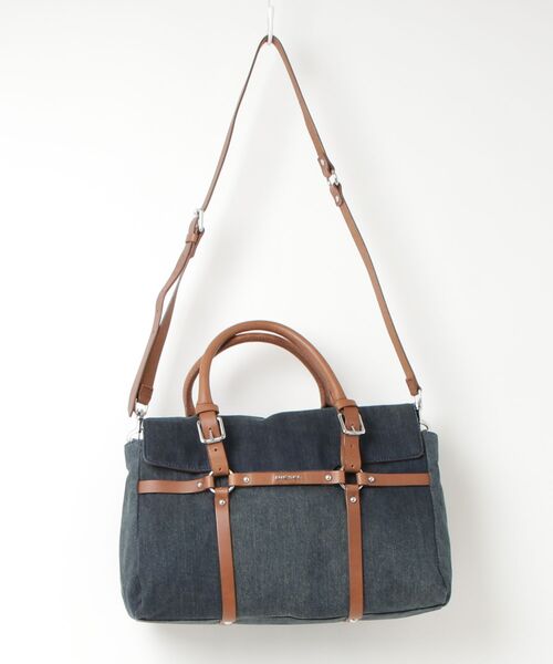 DIESEL（ディーゼル） ワンポイント2WAYバッグ - ブルー レディース