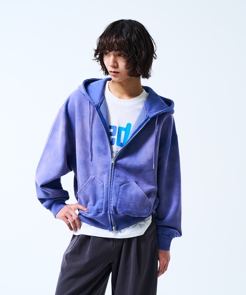 THE BOLDMAN パーカー Doublezip Heavy Hoodie / ダブルジップヘビー