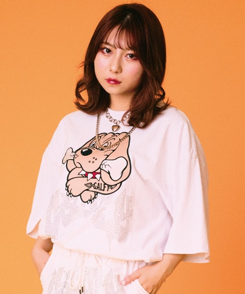 「GALFY」 半袖Tシャツ X-LARGE ブラック メンズ_画像2