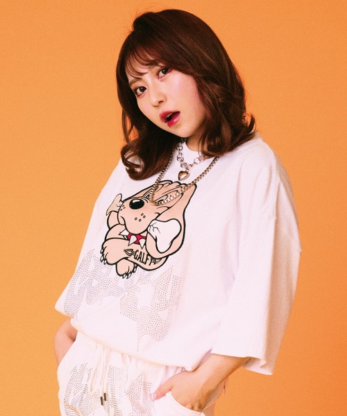 「GALFY」 半袖Tシャツ X-LARGE ブラック メンズ_画像3