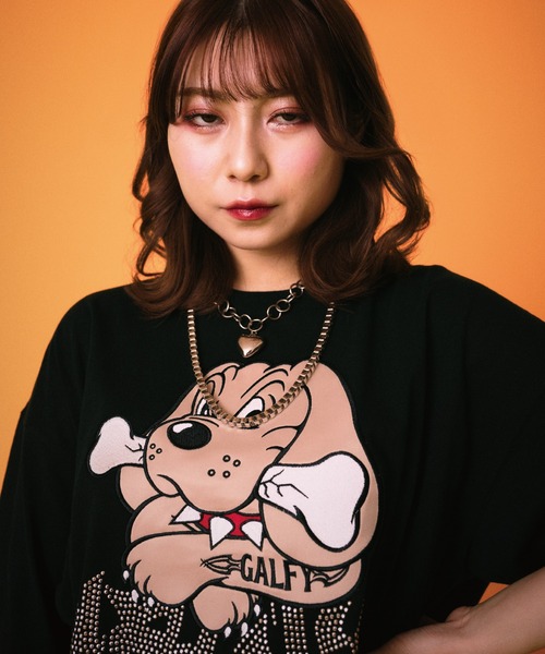 「GALFY」 半袖Tシャツ X-LARGE ブラック メンズ_画像5