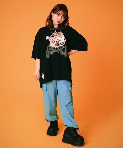 「GALFY」 半袖Tシャツ X-LARGE ブラック メンズ_画像9