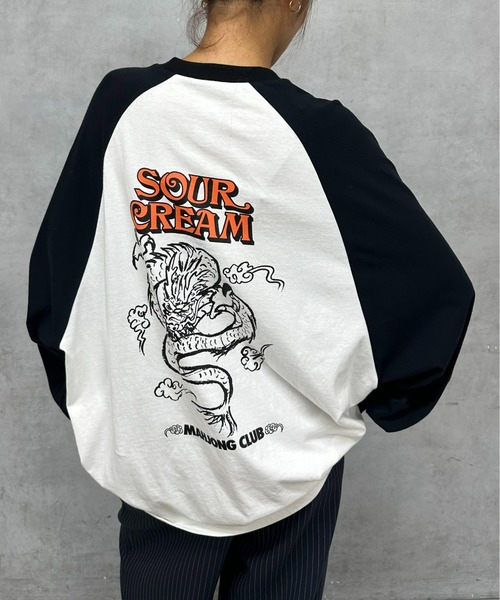 「Sourcream」 長袖Tシャツ FREE ブラック メンズ_画像5