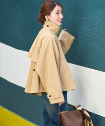 FREAK'S STORE ショートトレンチ　ベージュ　新品 FREAK'S STORE（フリークスストア） トレンチコート コート ナイロン