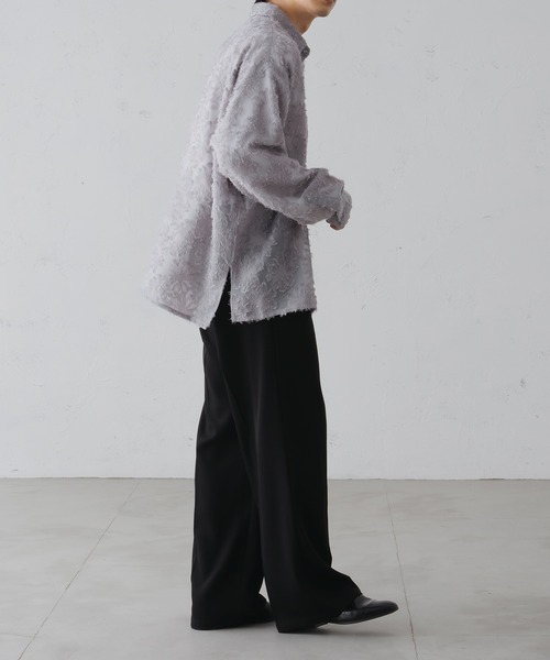 「epnok」 長袖シャツ MEDIUM ブラック メンズ_画像3