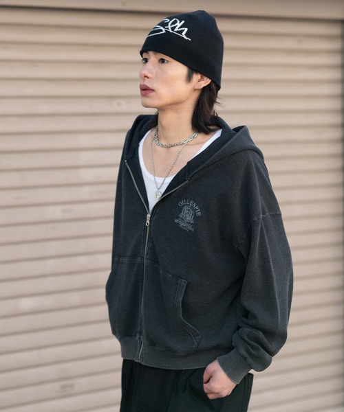 WEGO（ウィゴー） パーカー WEGO/「26年春夏新作」ワッフルZIPパーカー