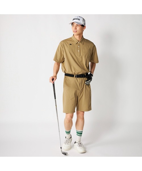 kappaGOLFウェアー Kappa（カッパ） ゴルフ ゴルフウェア 吸汗速乾 UVカット 軽量 PEARTEX