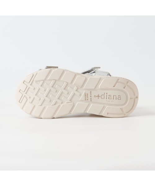 「+diana」 フラットサンダル 23.0cm アイボリー レディース_画像2