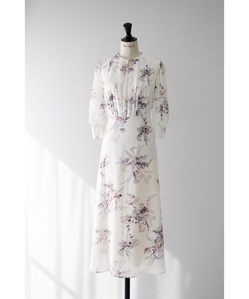 ワンピース herlipto French Bouquet Puff SleeveDress Her lip to ワンピース French Bouquet Puff Sleeve Dress : ZOZOTOWN