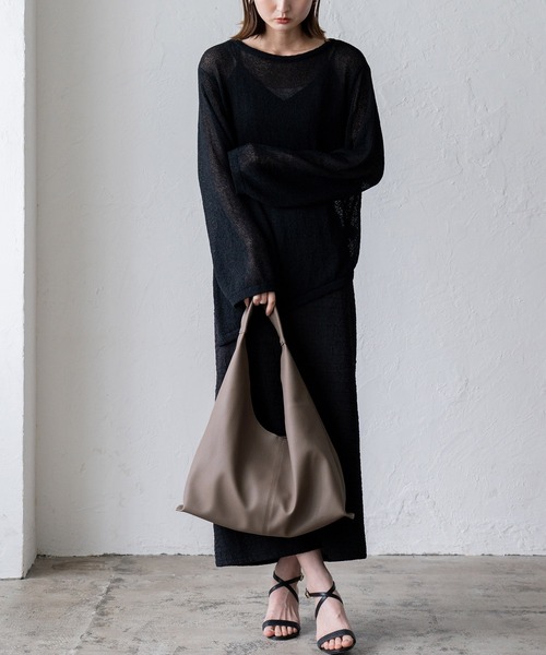 「VitaFelice」 ハンドバッグ FREE モカ レディース_画像9