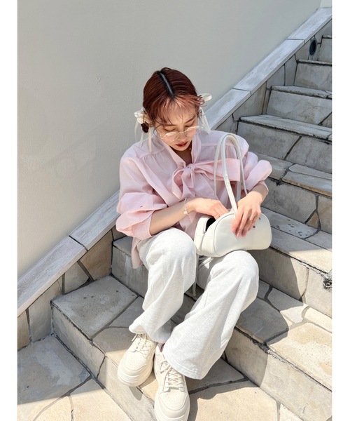 「JUMELLE」 ローカットスニーカー 24.0cm アイボリー レディース_画像7