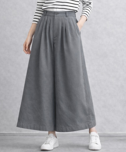 「SallyLunn」 スラックス MEDIUM ブラック レディース_画像3