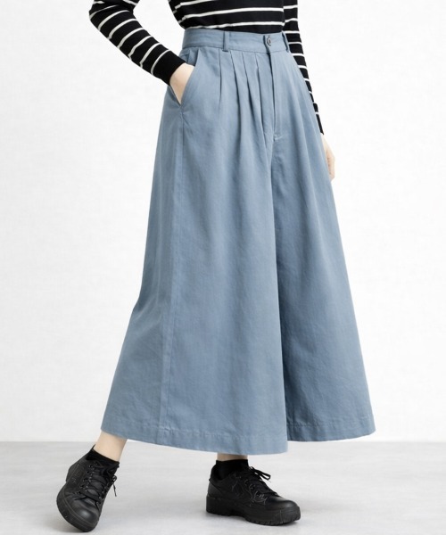 「SallyLunn」 スラックス MEDIUM ブラック レディース_画像4