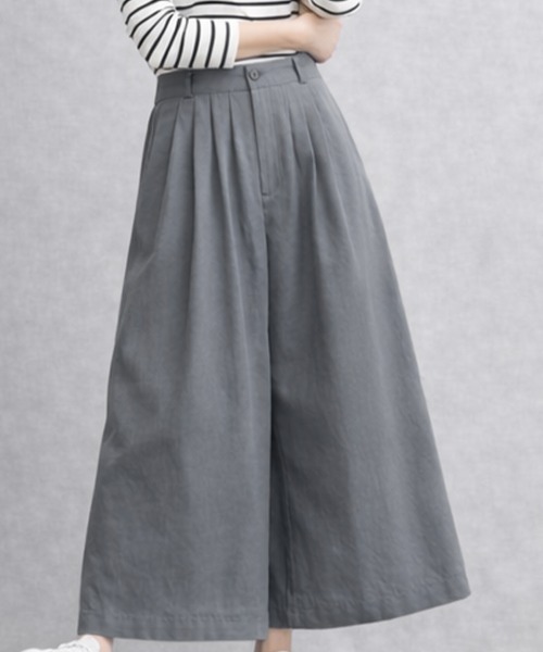 「SallyLunn」 スラックス MEDIUM ブラック レディース_画像9