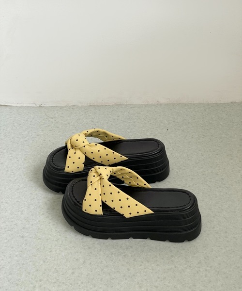 Shoes in Closet（シュークロ） 厚底 サンダル ミュール 「完売カラー