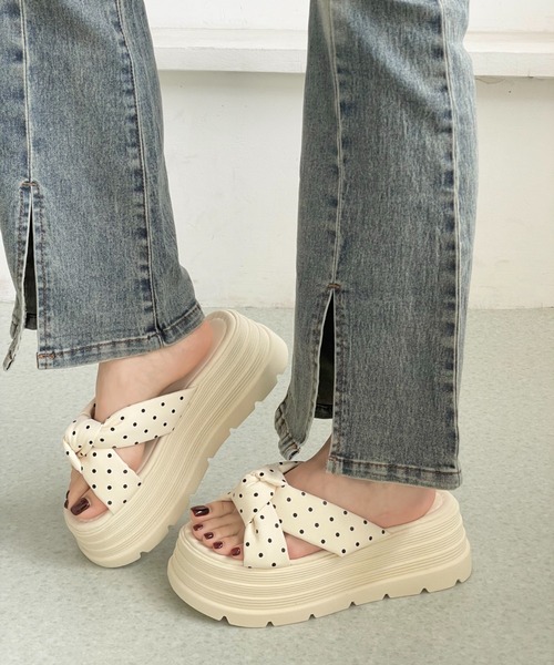 Shoes in Closet（シュークロ） 厚底 サンダル ミュール 「完売カラー