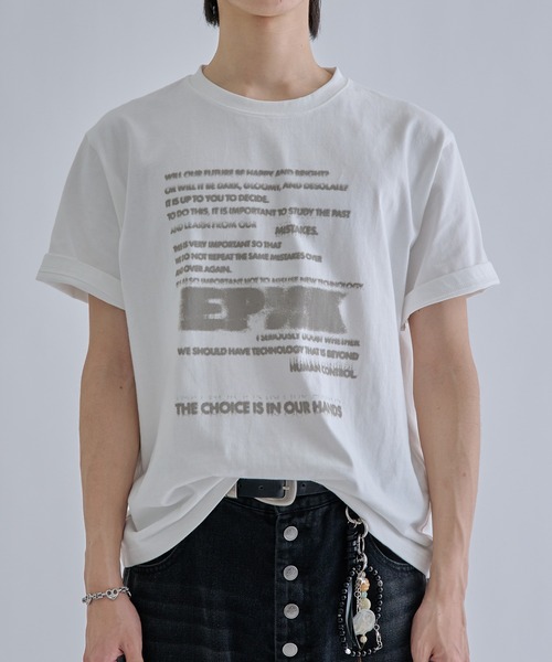 90s フェードTシャツ　メッセージTシャツ tシャツ Fade graphic tee / フェードグラフィックTee メンズ